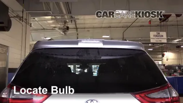 2019 Toyota Sienna XLE 3.5L V6 Luces Luz de freno central (reemplazar foco)